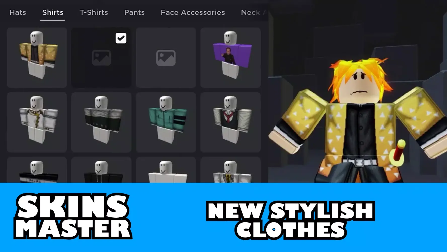 تصاویر Master of skins for roblox