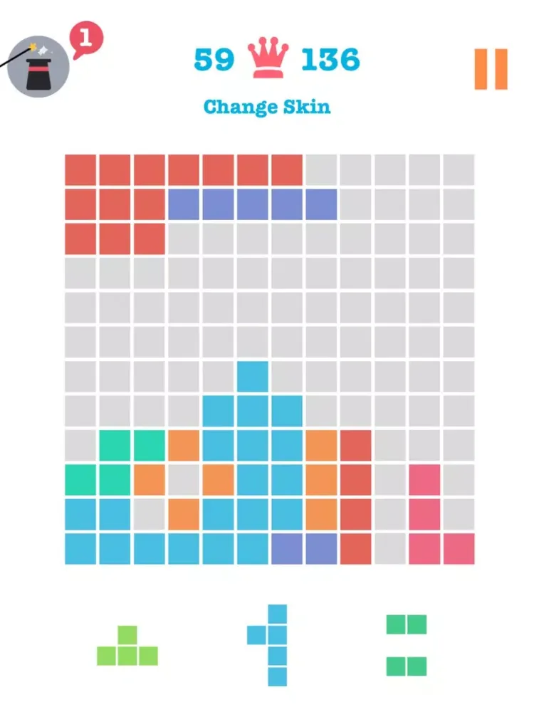 ภาพหน้าจอของ 12x12 Puzzle Game: Ultimate Blocks Sticky Shape Classic Deluxe (10/10 TetroCrate Balls Rush) iPad 