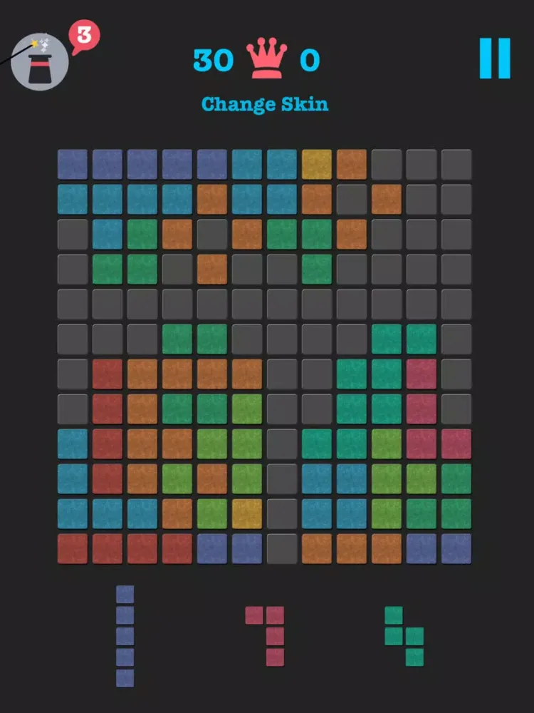 ภาพหน้าจอของ 12x12 Puzzle Game: Ultimate Blocks Sticky Shape Classic Deluxe (10/10 TetroCrate Balls Rush) iPad 