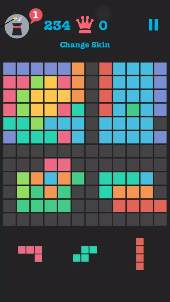 ภาพหน้าจอของ 12x12 Puzzle Game: Ultimate Blocks Sticky Shape Classic Deluxe (10/10 TetroCrate Balls Rush)