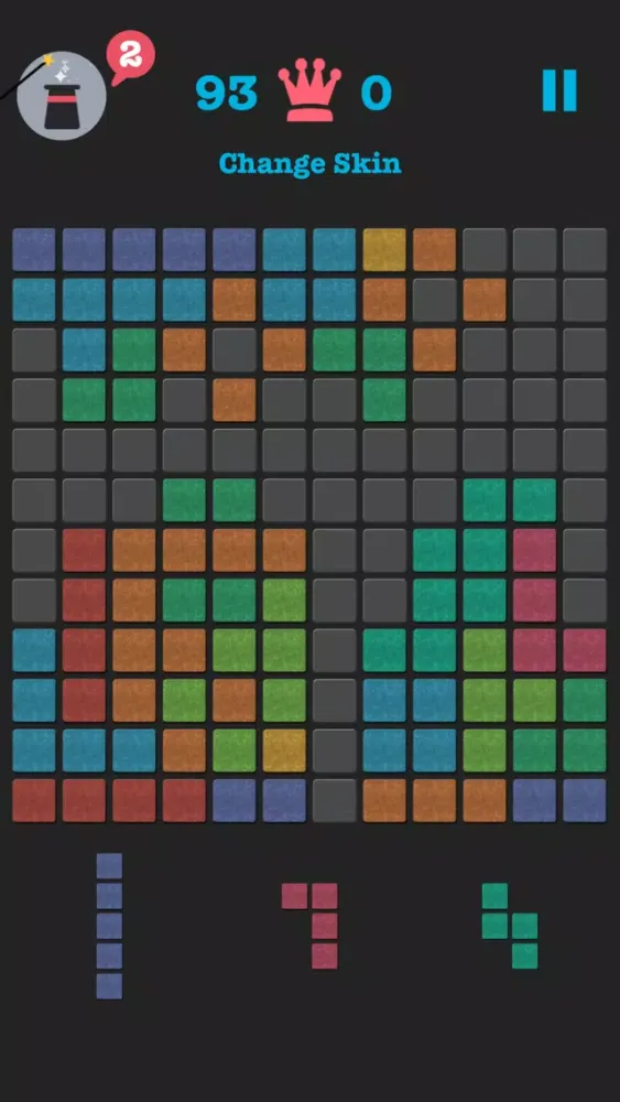 ภาพหน้าจอของ 12x12 Puzzle Game: Ultimate Blocks Sticky Shape Classic Deluxe (10/10 TetroCrate Balls Rush)