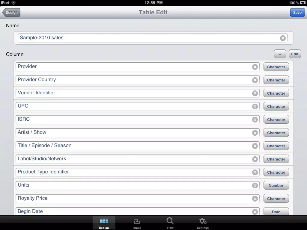 Pocket_DB iPad  स्क्रीनशॉट