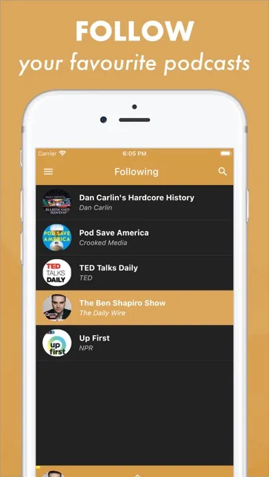 Zrzuty ekranu The Podcast Player App