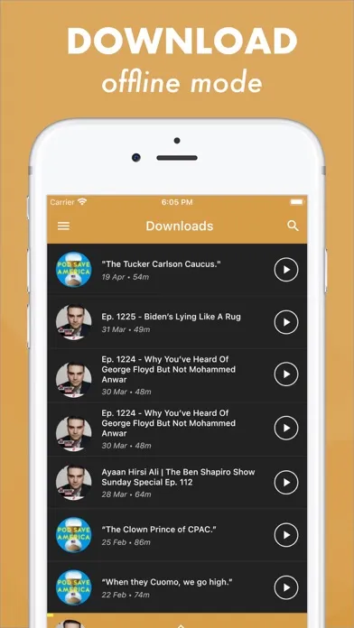 Zrzuty ekranu The Podcast Player App