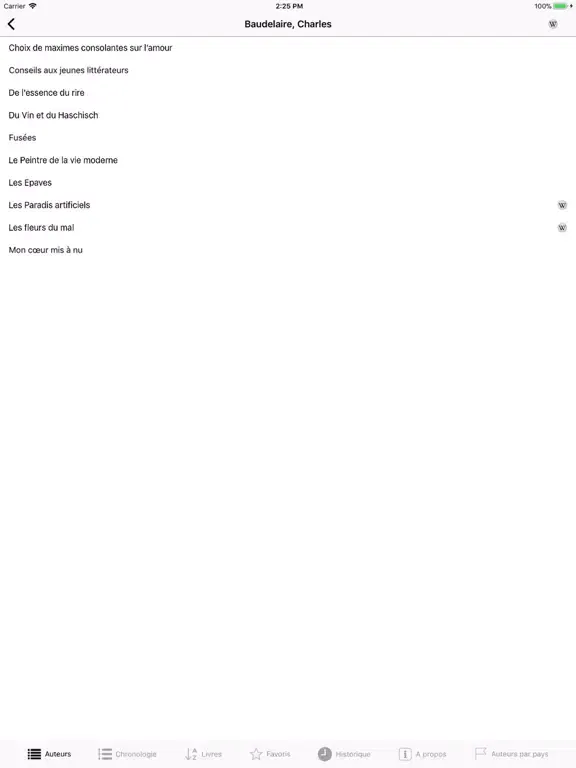 Zrzuty ekranu Anthologie de la Poésie iPad 