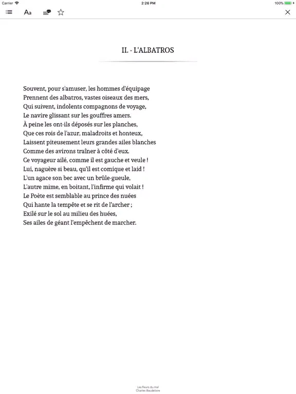 Zrzuty ekranu Anthologie de la Poésie iPad 