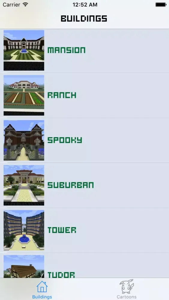 Unlimited Building & House and Cartoon Guide for Minecraft FREE स्क्रीनशॉट