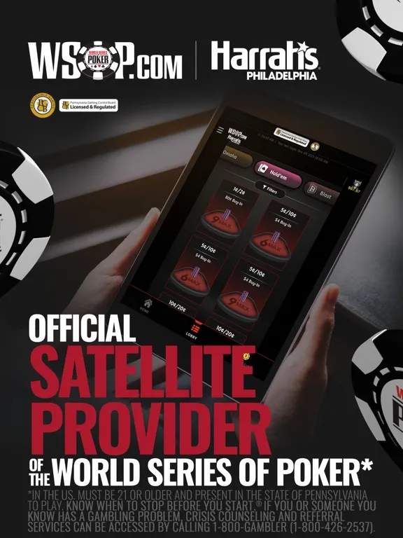Capturas de tela do WSOP Real Money Poker - PA iPad 