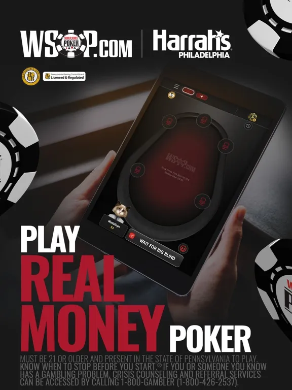 Capturas de tela do WSOP Real Money Poker - PA iPad 