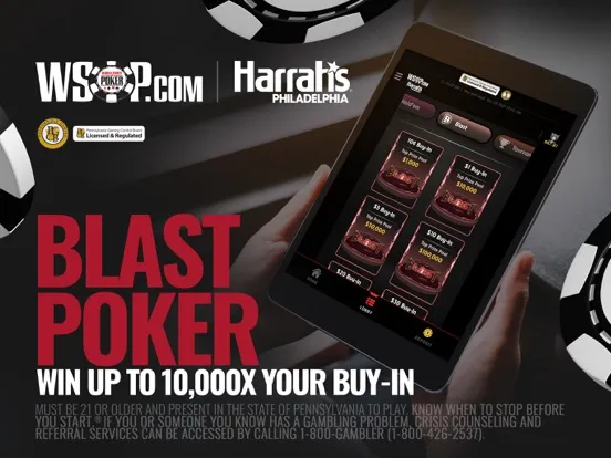 Capturas de tela do WSOP Real Money Poker - PA iPad 