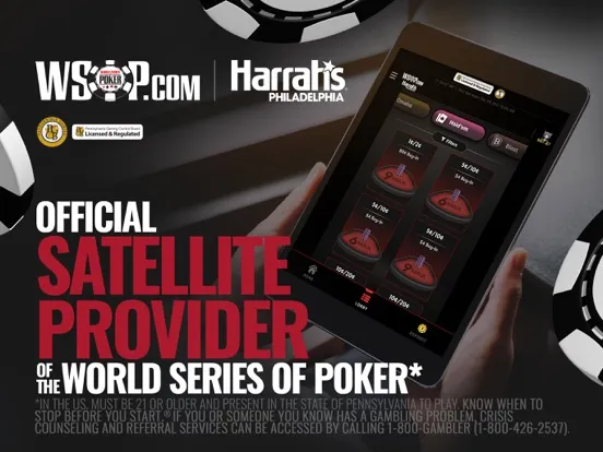 Capturas de tela do WSOP Real Money Poker - PA iPad 