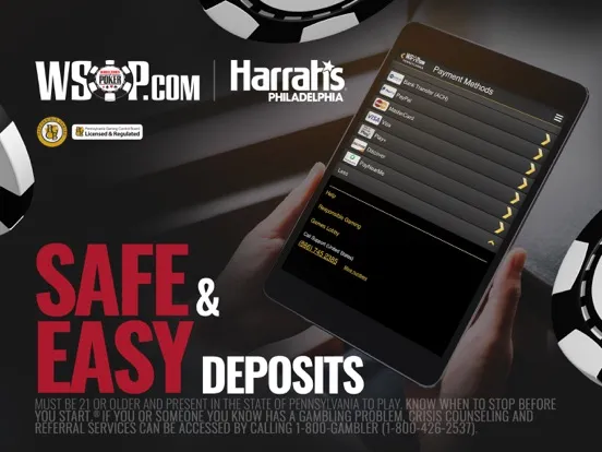 Capturas de tela do WSOP Real Money Poker - PA iPad 