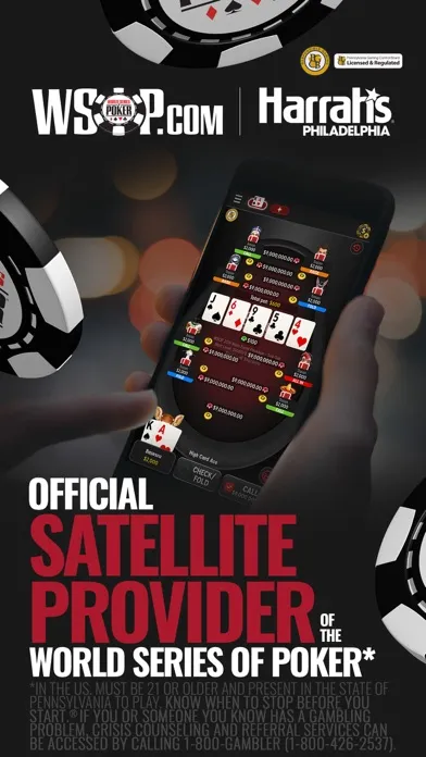 Capturas de tela do WSOP Real Money Poker - PA