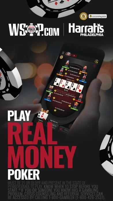 Capturas de tela do WSOP Real Money Poker - PA