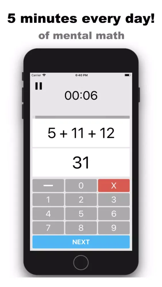 5 Mins Math স্ক্রিনশট