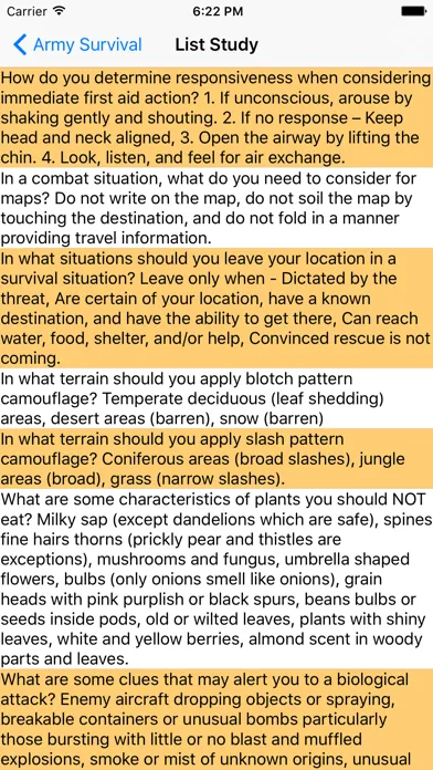 صور Army Survival Guide & Flashcards