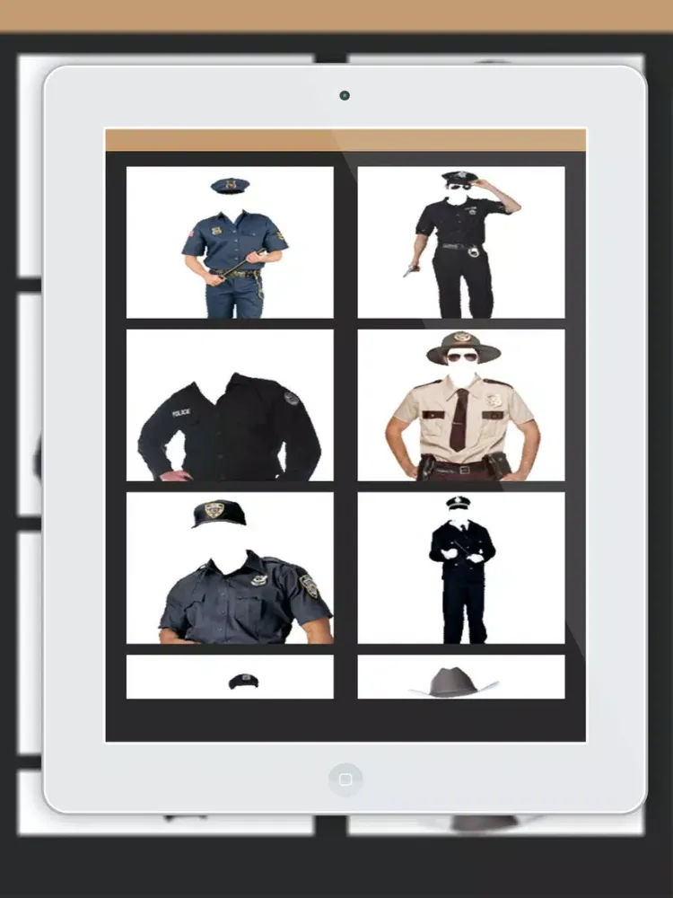 Capturas de tela do Police Costume montage photo - Police Suit iPad 