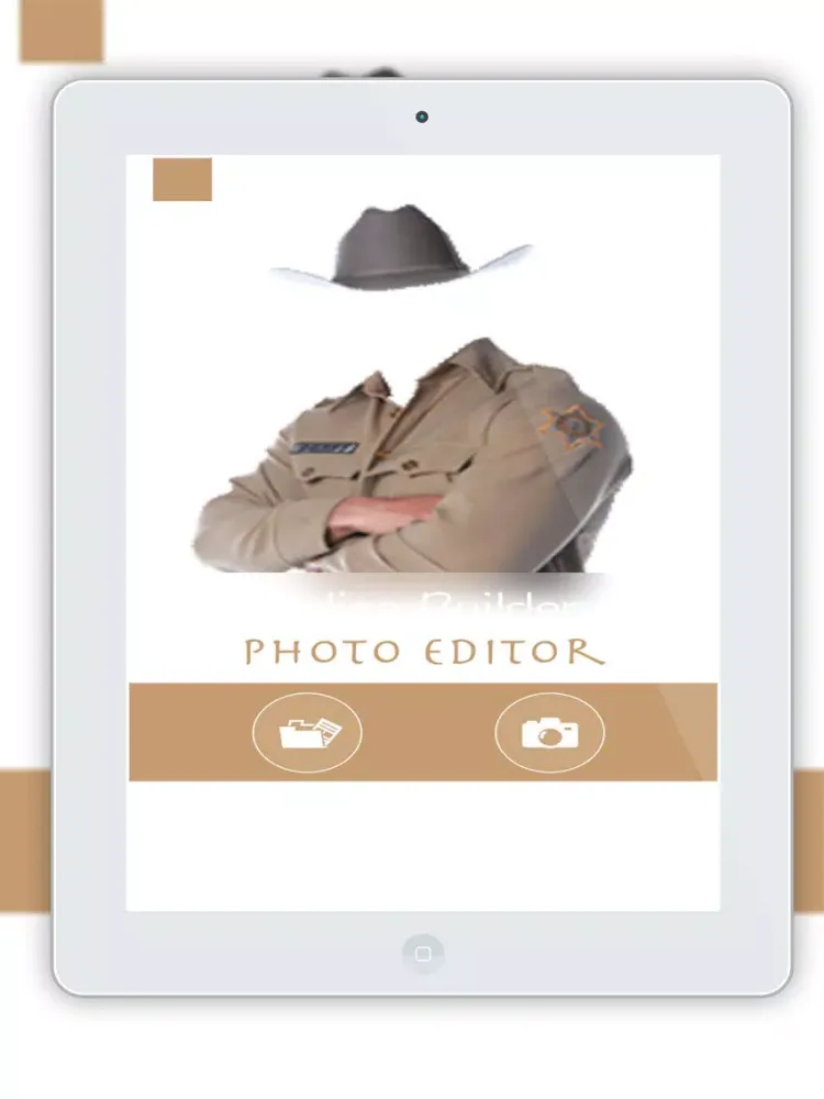 Capturas de tela do Police Costume montage photo - Police Suit iPad 