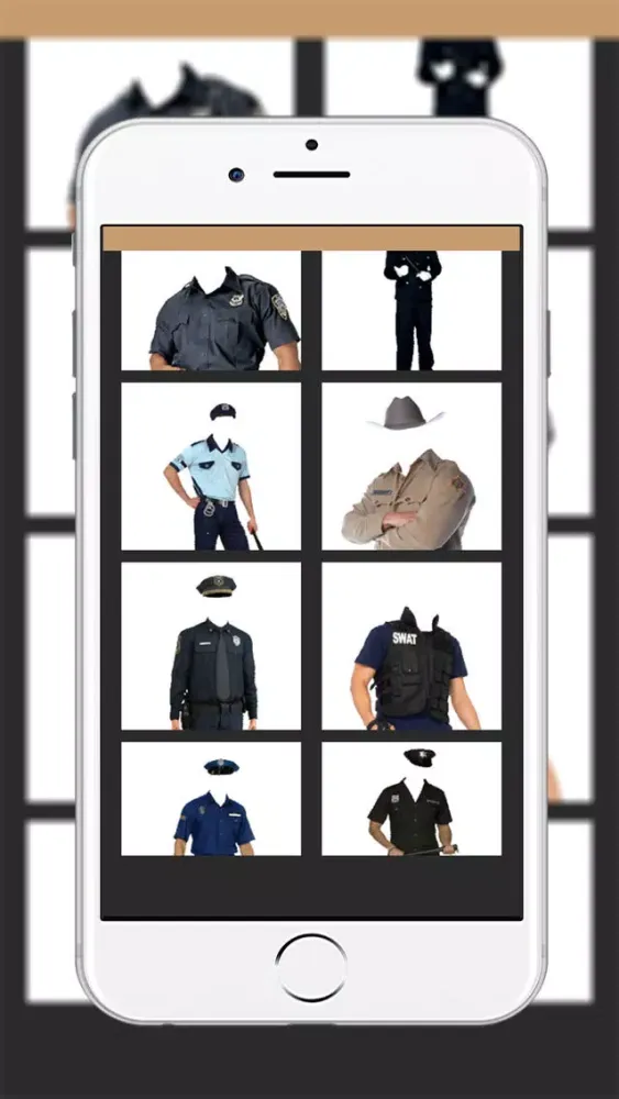 Capturas de tela do Police Costume montage photo - Police Suit