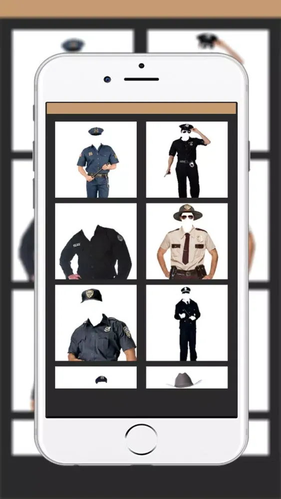 Capturas de tela do Police Costume montage photo - Police Suit