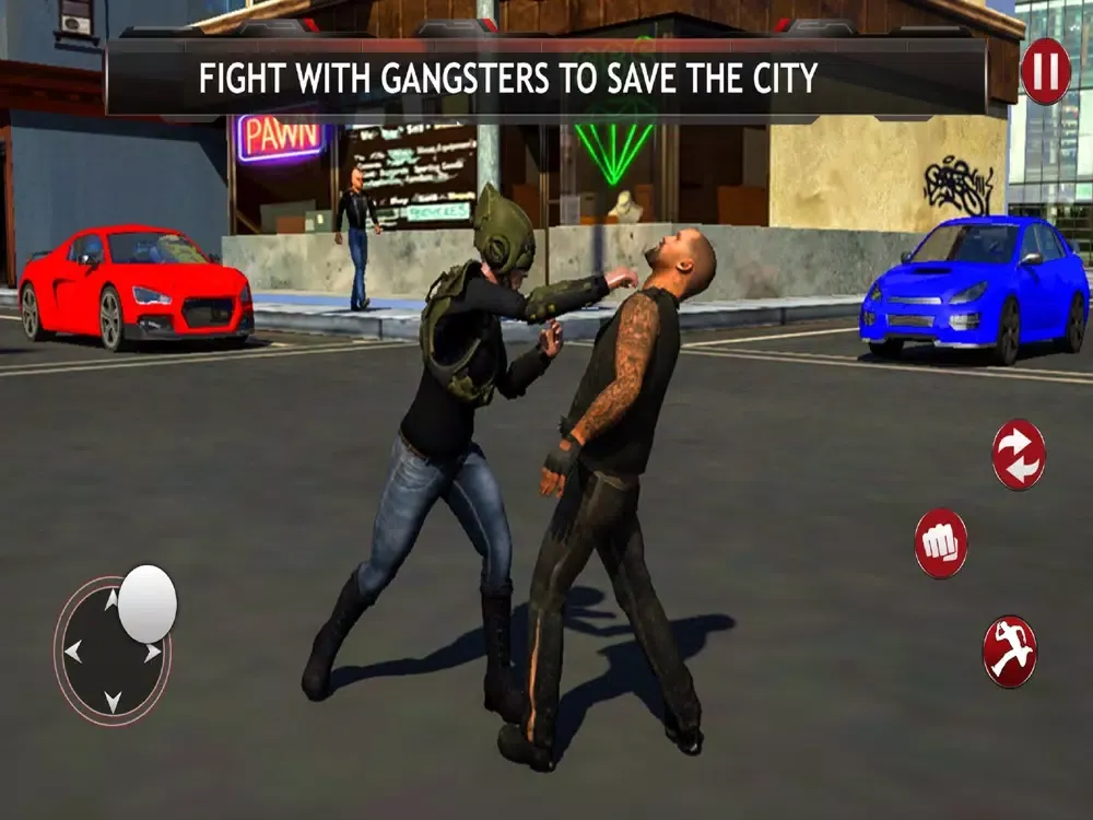 Tangkapan skrin Police Robot Ropehero iPad 