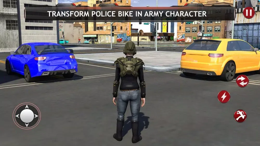 Tangkapan skrin Police Robot Ropehero