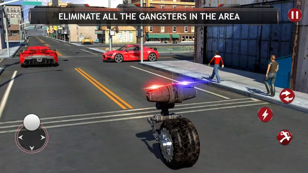Tangkapan skrin Police Robot Ropehero