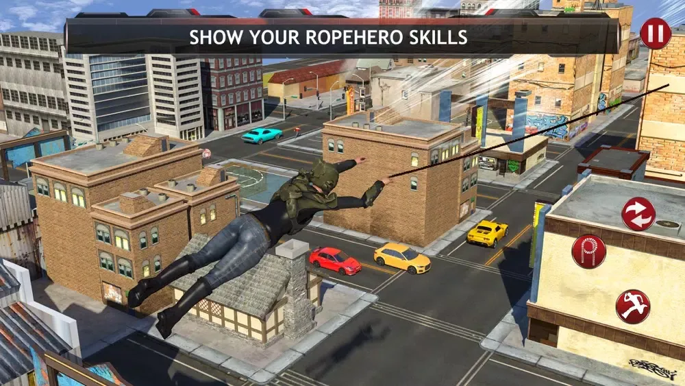 Tangkapan skrin Police Robot Ropehero