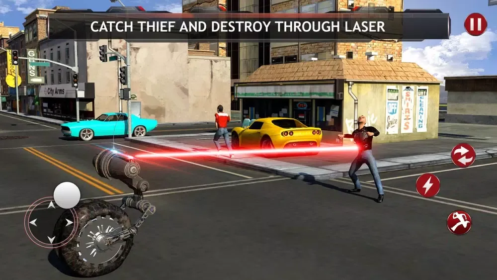 Tangkapan skrin Police Robot Ropehero