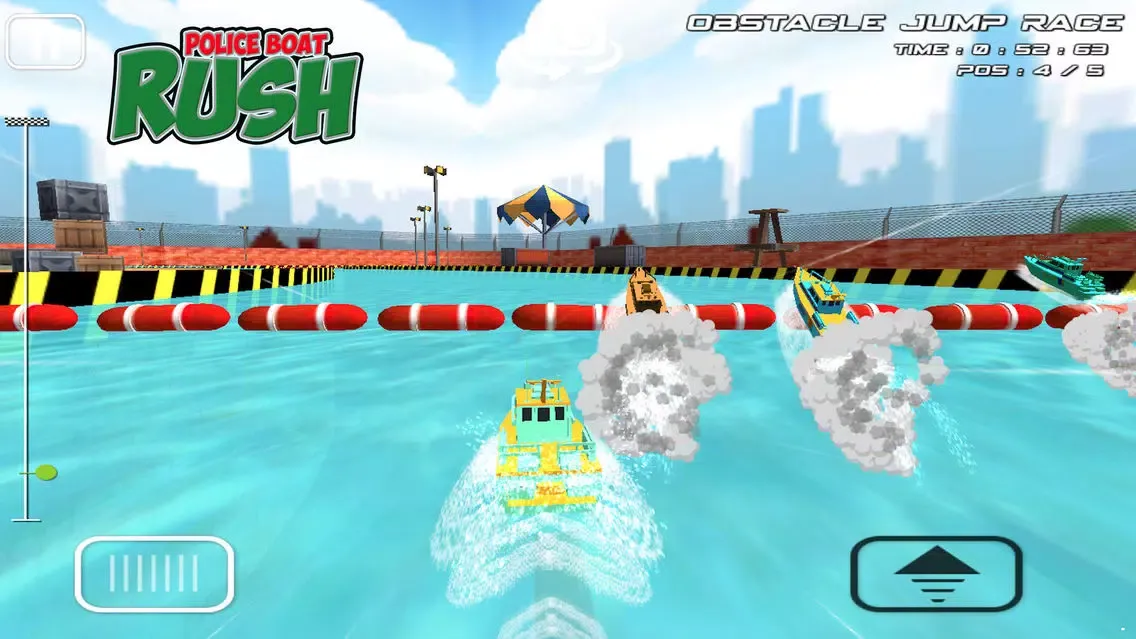 Police Boat Rush : 3D Police Boat Racing For kids Screenshots
