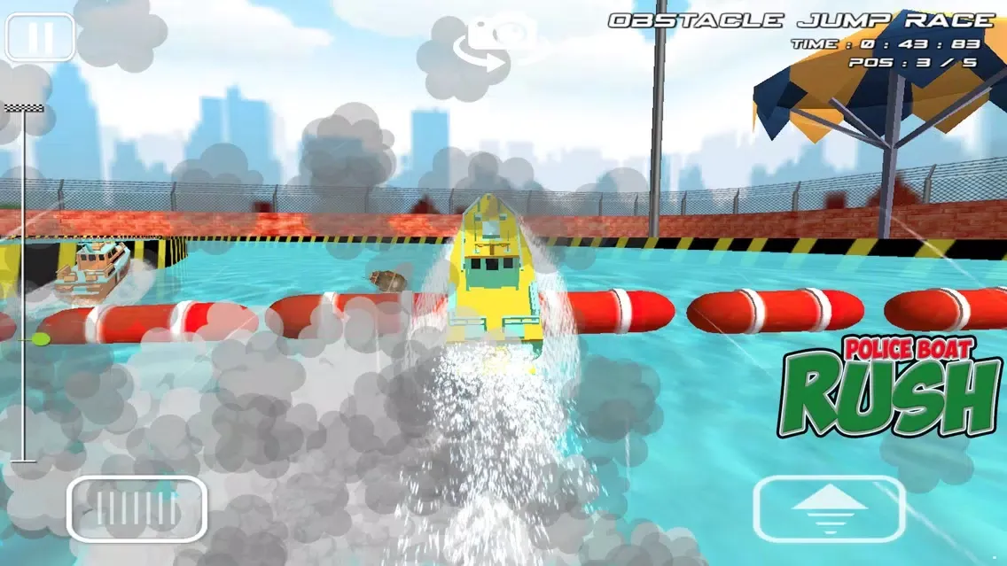 Police Boat Rush : 3D Police Boat Racing For kids Screenshots