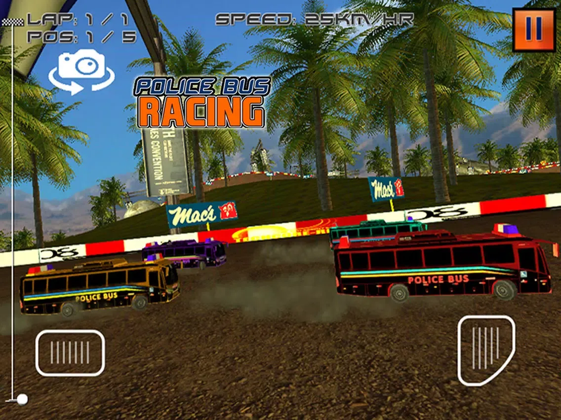 Police Bus Racing iPad  Screenshots