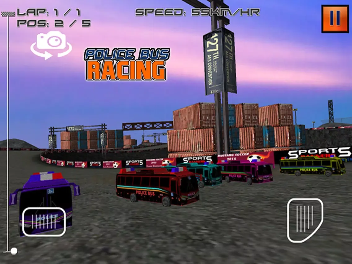 Police Bus Racing iPad  Screenshots