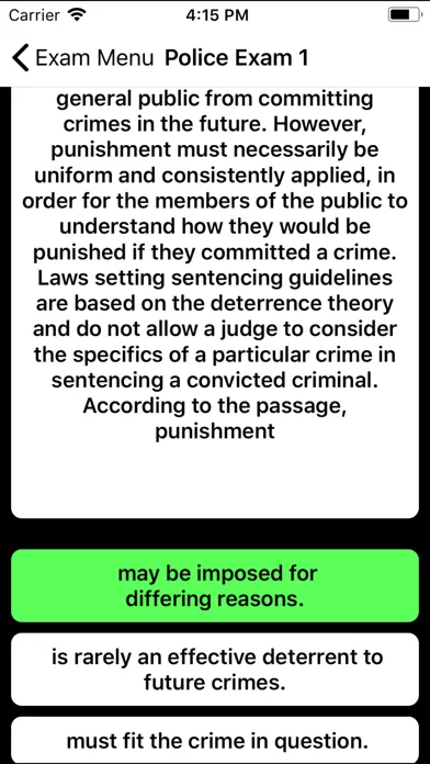 Police Exam Prep 2023-2024 Screenshots