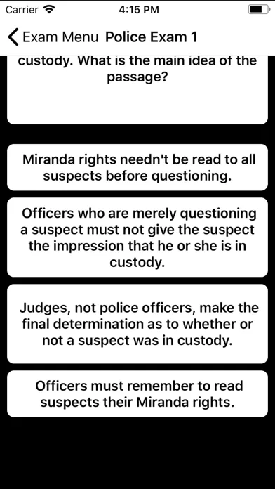 Police Exam Prep 2023-2024 Screenshots