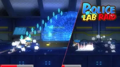 Tangkapan skrin Police Lab Raid : Police Shooting Games for Kids