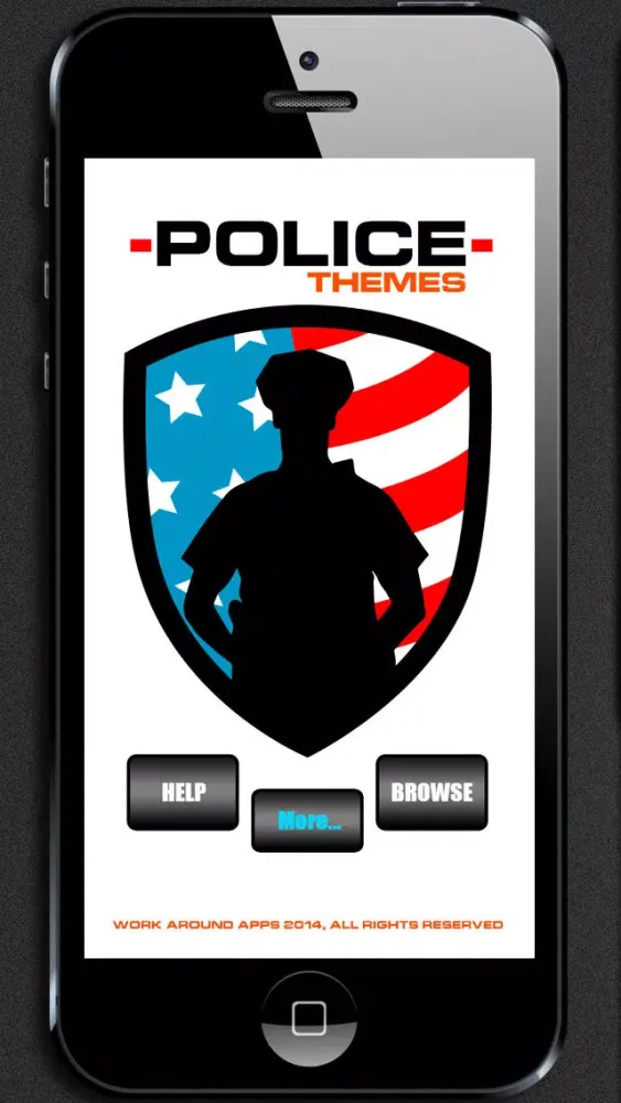 Police Themes! Backgrounds, Wallpaper, & Lock Screens スクリーンショット