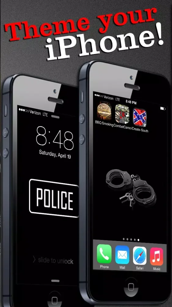 Police Themes! Backgrounds, Wallpaper, & Lock Screens スクリーンショット
