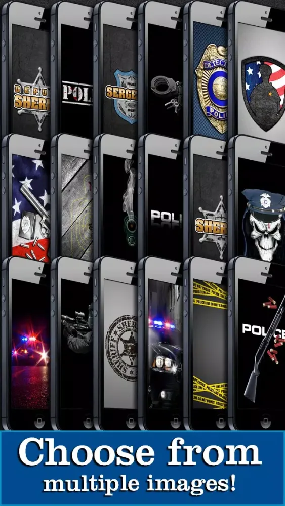 Police Themes! Backgrounds, Wallpaper, & Lock Screens スクリーンショット