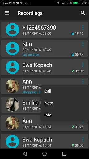 Call Recorder应用截图
