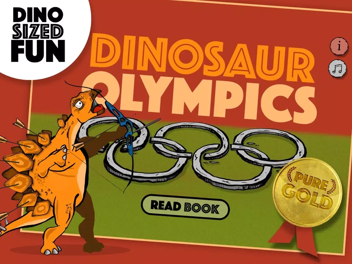تصاویر Dino Olympics by Polished Play iPad 