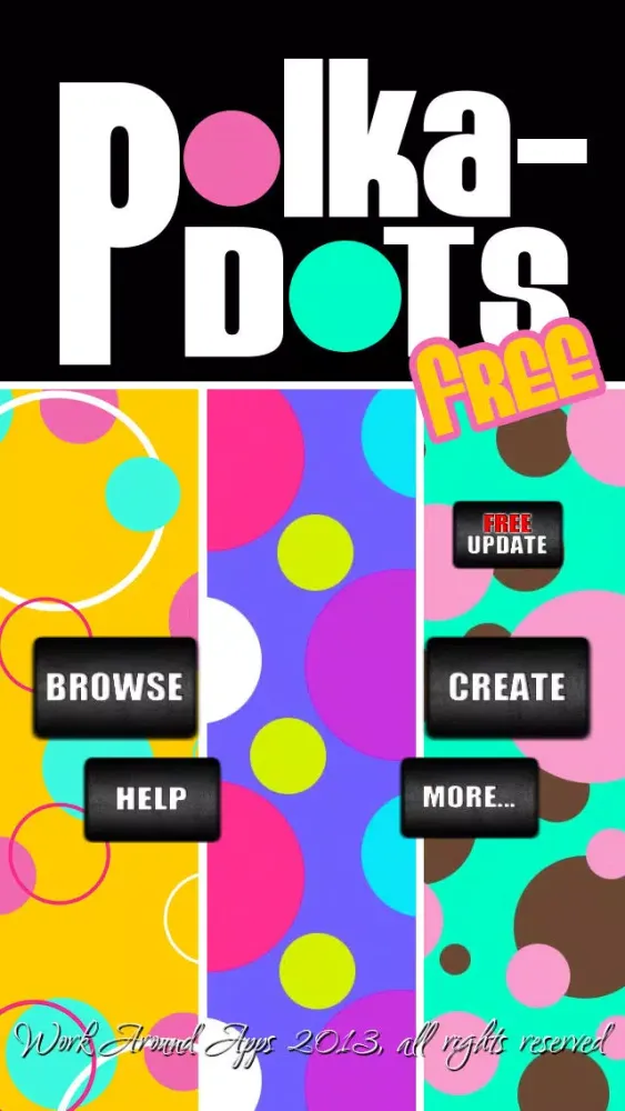 Capturas de pantalla de Polka Dot my Phone! - FREE Wallpaper & Backgrounds