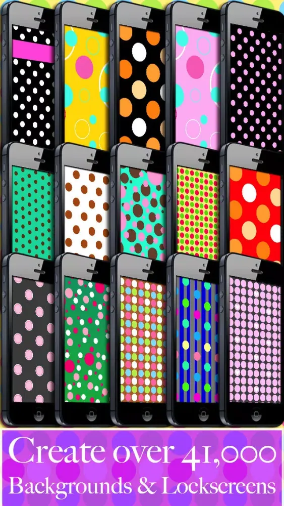 Capturas de pantalla de Polka Dot my Phone! - FREE Wallpaper & Backgrounds