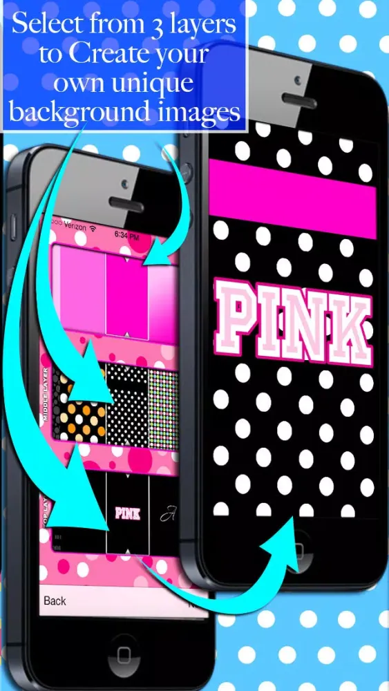 Capturas de pantalla de Polka Dot my Phone! - FREE Wallpaper & Backgrounds