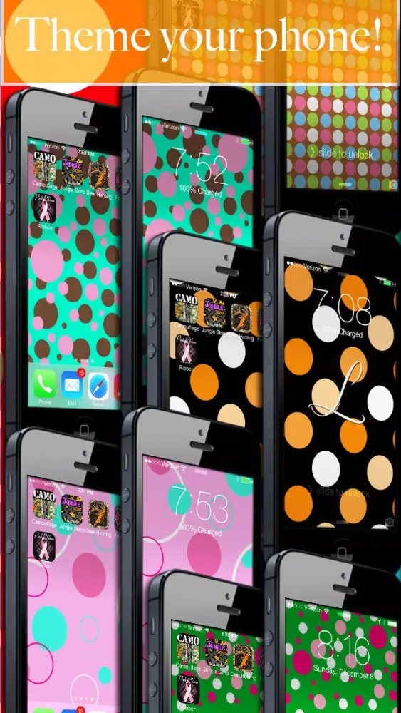 Capturas de pantalla de Polka Dot my Phone! - FREE Wallpaper & Backgrounds
