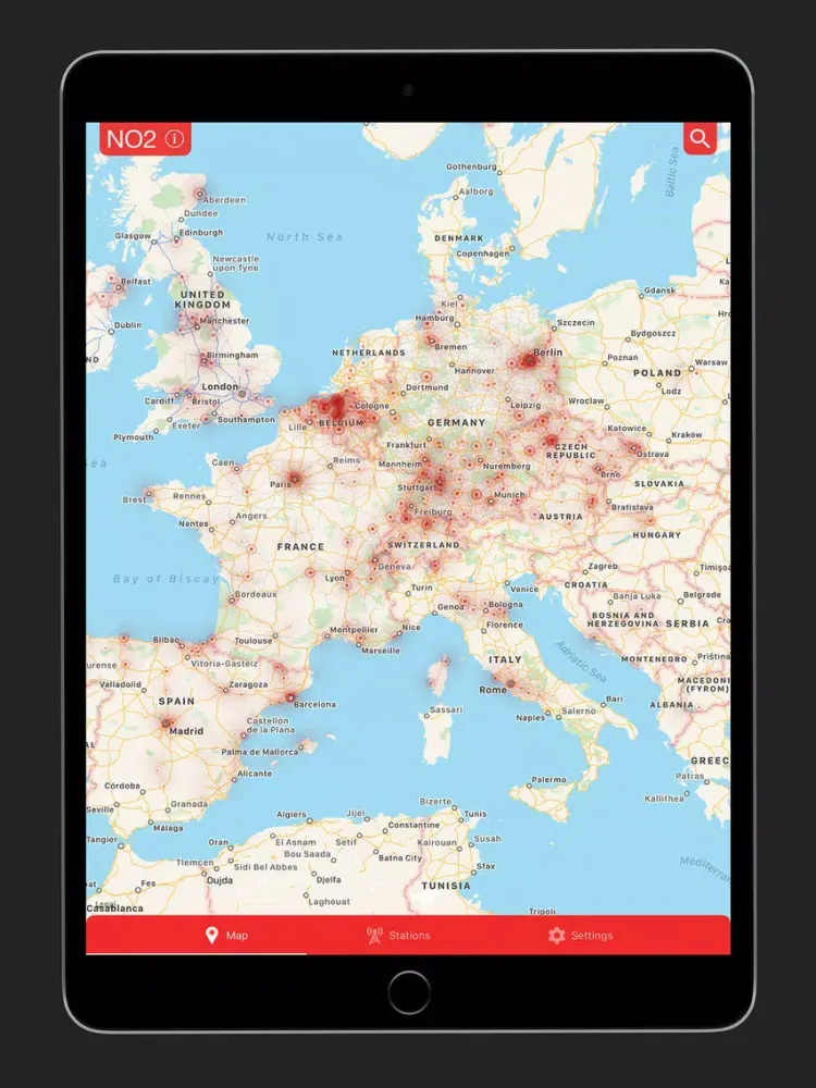 Zrzuty ekranu NO2 iPad 