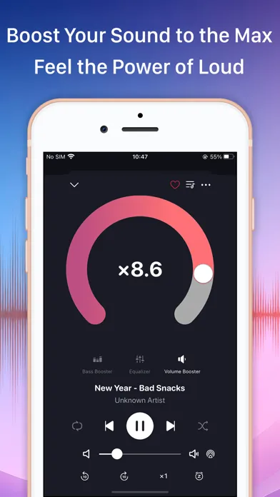 Zrzuty ekranu Volume Booster - Bass Booster