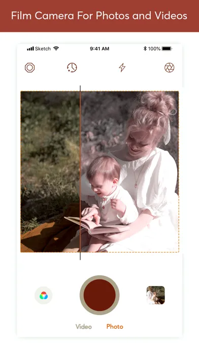 Capturas de tela do Ṿintage Camera