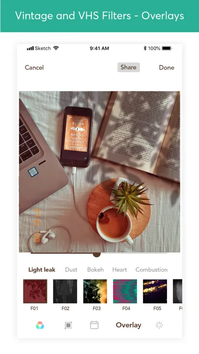 Capturas de tela do Ṿintage Camera