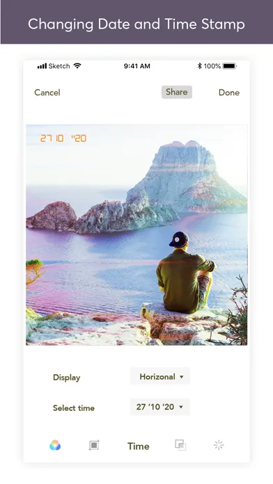 Capturas de tela do Ṿintage Camera